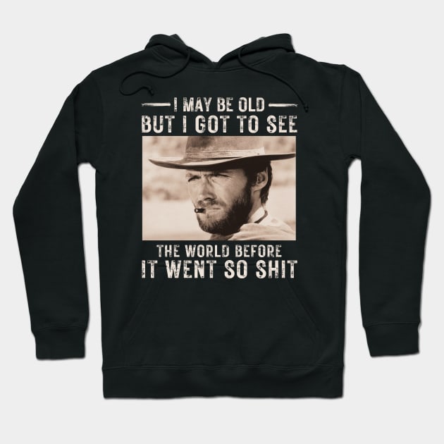 I May Be Old But Got To See The World Before It Went So Shit Hoodie by Ivanapcm